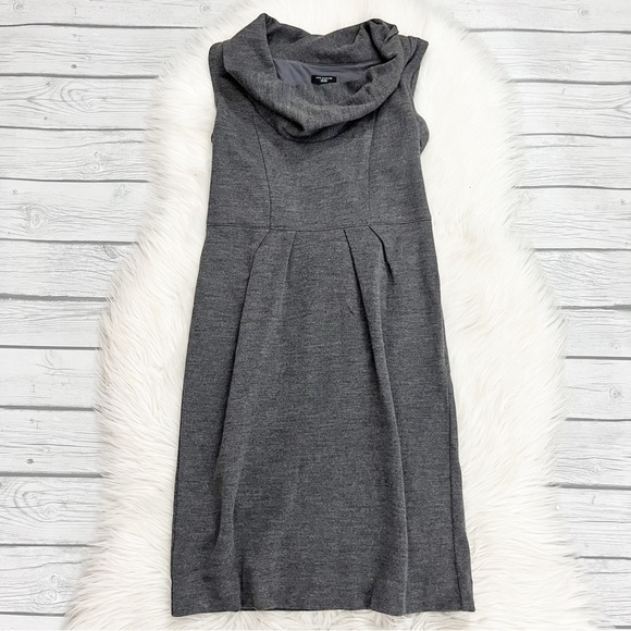 Ann Taylor Gray Wool Blend Sleeveless Sweater Dress - Picture 1 of 5